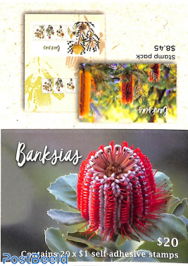 Banksia Speciosa foil booklet