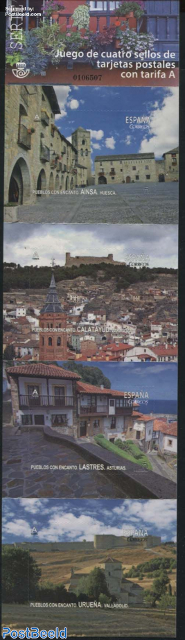 Picturesque Towns 4v s-a in booklet