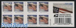 Definitive, Flag double-sided s-a booklet (20 stamps, SSP, yellow cloud)