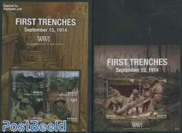 Bequia, World War I, First Trenches 2 s/s