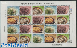 Korean Food minisheet