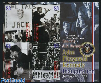 J.F. Kennedy inauguration 4v m/s