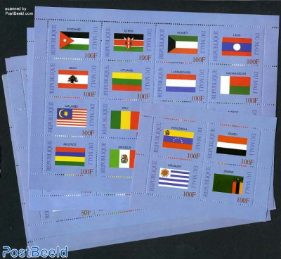 Flags of UNO members