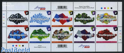 Greeting stamps 10v m/s